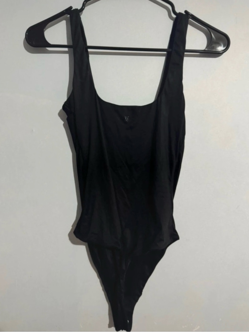 Victoria's Secret Black One-Piece Thong Bodysuit - Picture 2 of 4